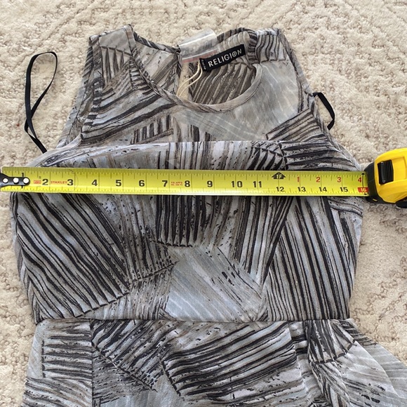 NWT Religion white/washed black dress - Picture 16 of 16